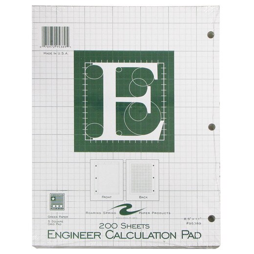 200 sheet engineer calculator