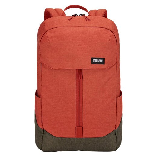 Thule Sweden Lithos 20L Backpack Orange with Army Green