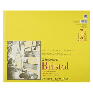 Bristol smooth surface 20 sheets 14" x 17"