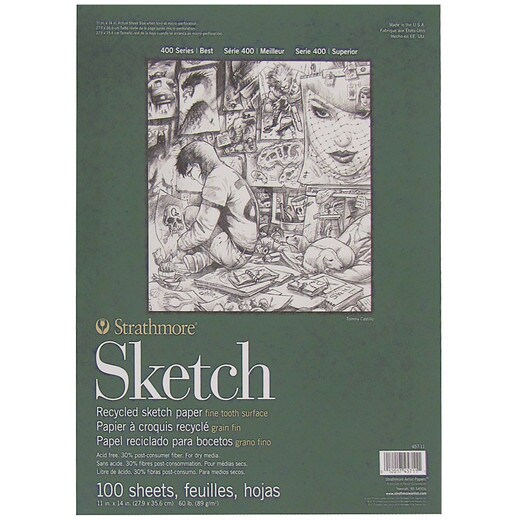 Strathmore Recycled Sketch Paper - 11" x 14"