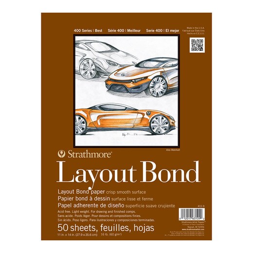 Layout Bond 50 sheets 11 x 14inches