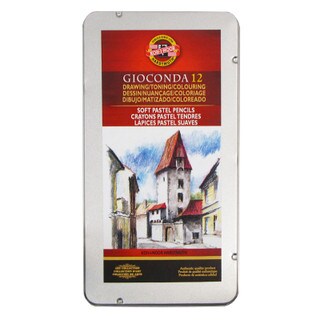 12 Gioconda Soft Pastel Pencils
