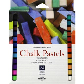 Pro Art Chalk Pastels - 24 Colors