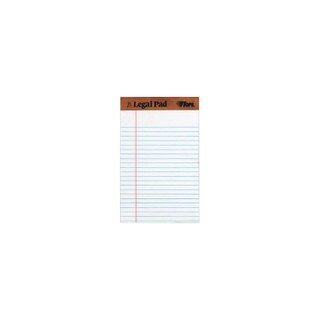 Tops Jr Legal Pad White 5X8"