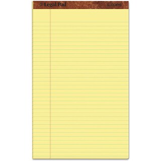 Tops Legal Pad Yellow 8.5X11"