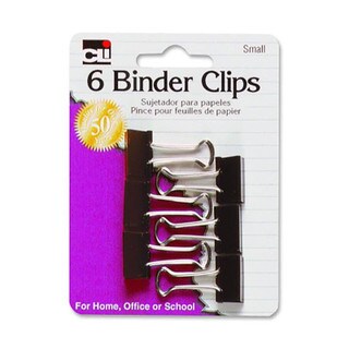 6 Small Binder Clips