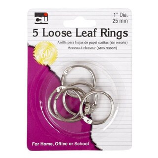 5 Loose Leaf Rings