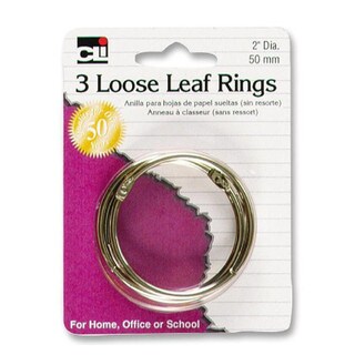 3 Loose Leaf Rings