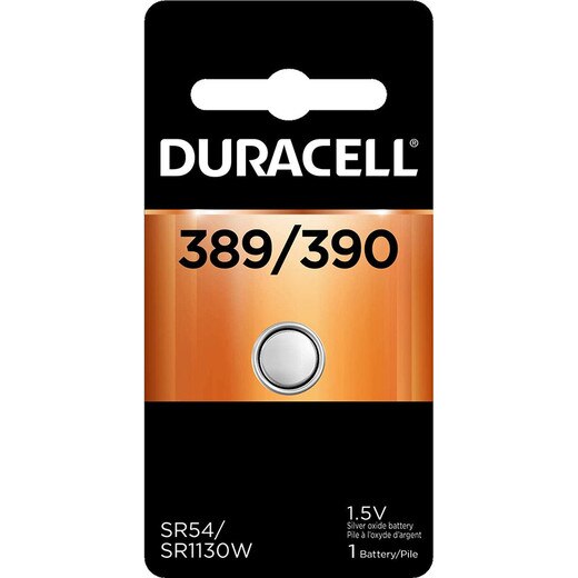 Duracell 389/390 Silver Oxide Button Battery