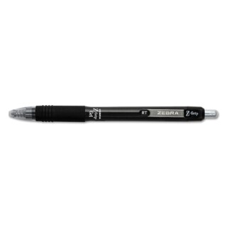 Zebra Z Grip Retractable Pen - Blac