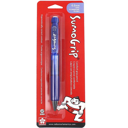 SumoGrip Mechanical Pencil 0.5mm - Clear Blue