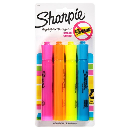 Sharpie Highlighter - 4 Pack