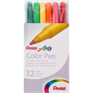Pentel Arts Color Pen Markers -12pk