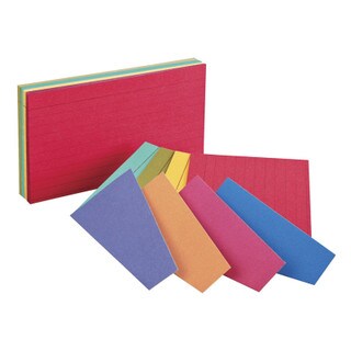 Oxford Ruled Index Cards - Two-Tone