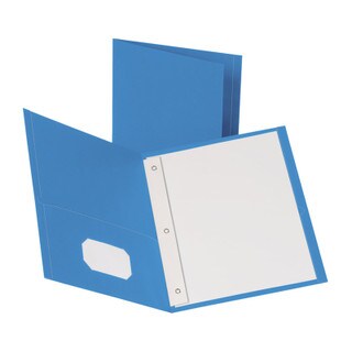 Esselte Oxford Twin Pocket Portfolios - Sky Blue