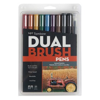 Tombow Dual Brush Pens - 10pk muted
