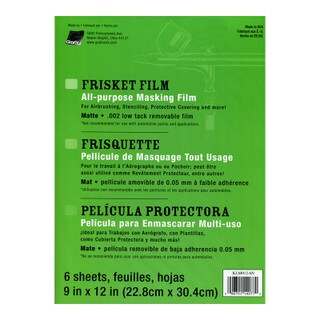 Grafix All Purpose Frisket Film - 9"x12"
