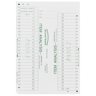 9700 Item Analysis Scantron