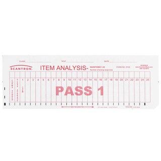 9702 Item Analysis Scantron