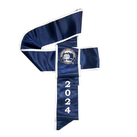 University Sash - Navy Blue