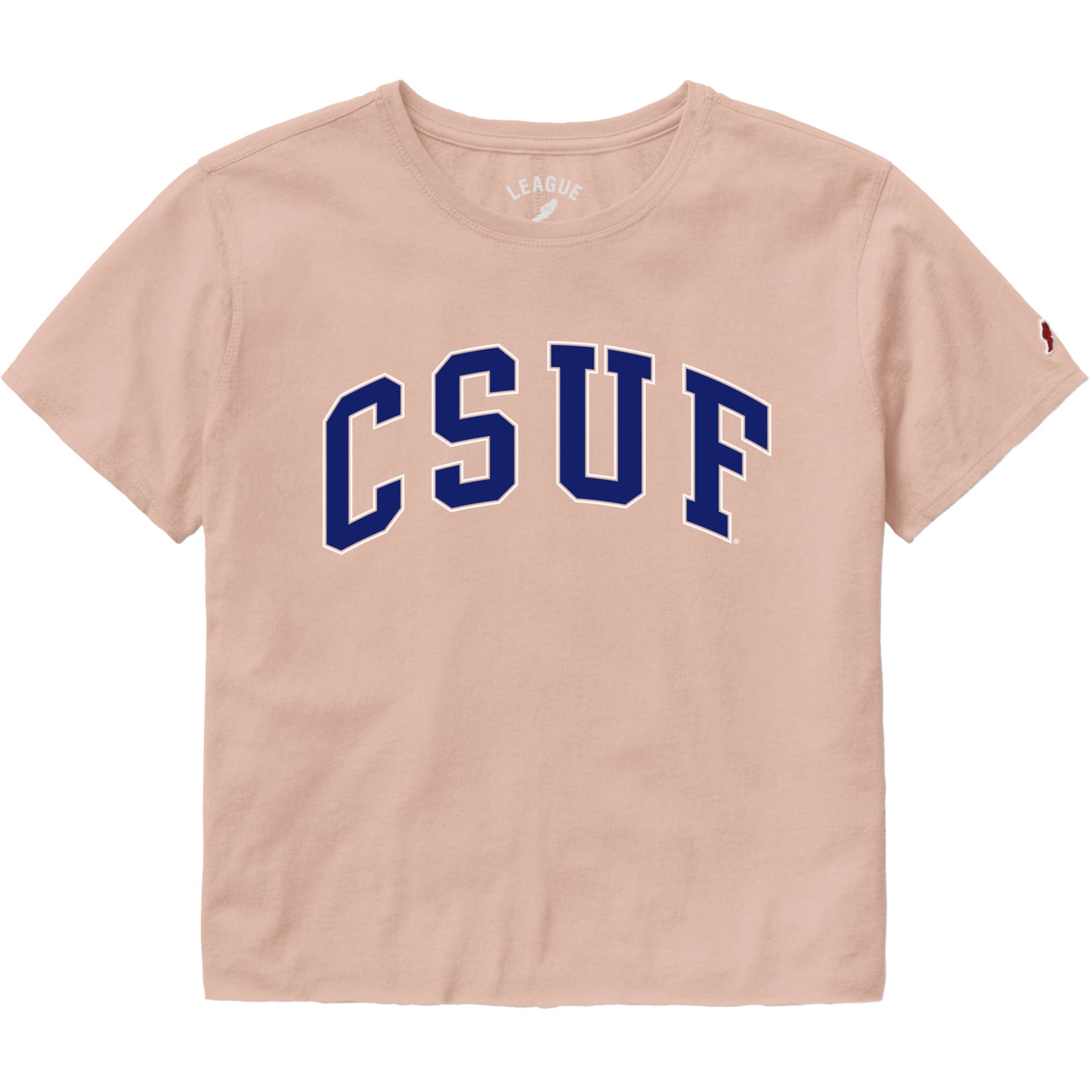 Pink crop top tee