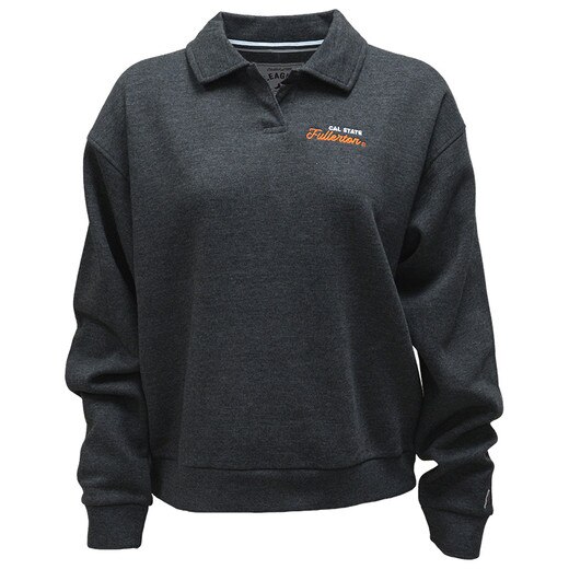 League Cal State Fullerton Script Victory Springs Collar Crew