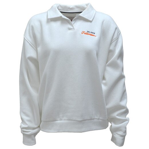 League Cal State Fullerton Script Victory Springs Collar Crew