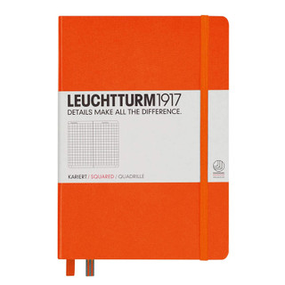 Medium Squared Notebook - Orange