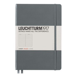 Medium Ruled Notebook - Anthracite