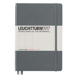 Medium Dotted Notebook - Anthracite