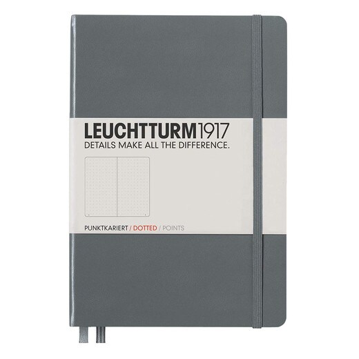 Medium Dotted Notebook - Anthracite