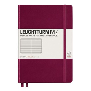 Medium Ruled Notebook - Port Red