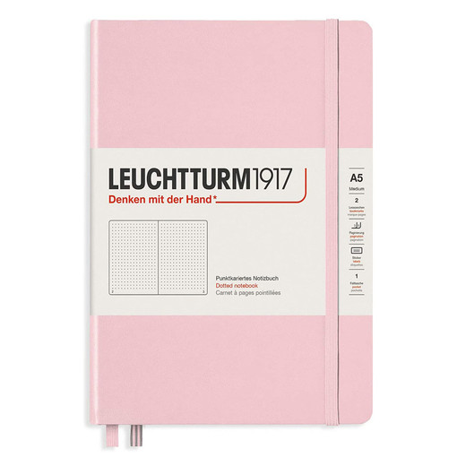 Medium Dotted Notebook - Powder