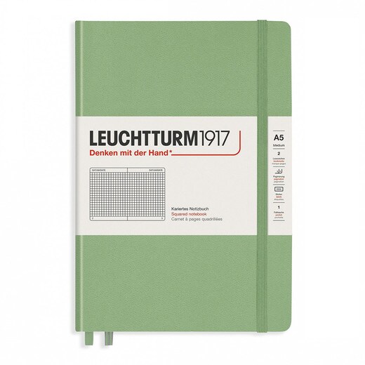 Medium Squared Notebook - Sage