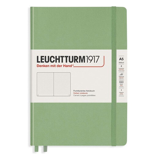 Medium Dotted Notebook - Sage