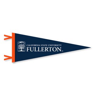Cal State Fullerton Emblem Pennant - 9.75" x 24"