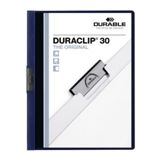 Duraclip Report Cover - Navy 30 She