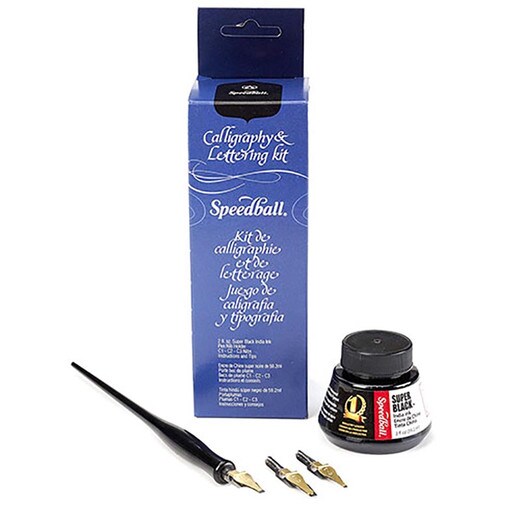 A choice of calligraphy kits for learning quirky lettering styles - By Moon  & Tide Calligraphy