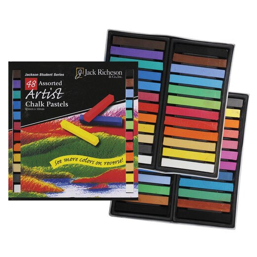 48 Assorted Artist Chalk Pastels