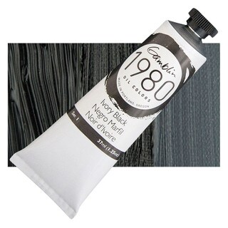 Gamblin 1980 Oil Colors - Ivory Black