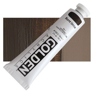 Golden Artist Colors Acrylic Paint - Burnt Umber