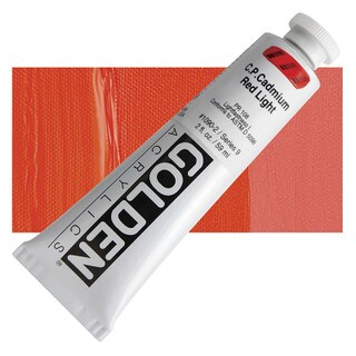 Golden Artist Colors Acrylic Paint - C. P. Cadmium Red Light