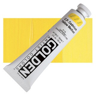 Golden Artist Colors Acrylic Paint - C. P. Cadmium Yellow Medium