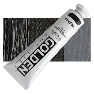 Golden Artist Colors Acrylic Paint - Mars Black