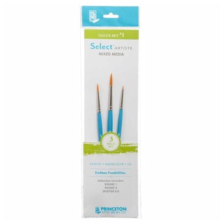 Select Artiste Mixed Media Paint Brush - Value Set #1