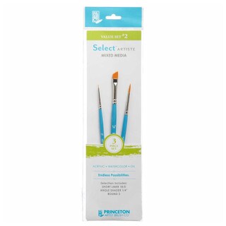 Select Artiste Mixed Media Paint Brush - Value Set #2