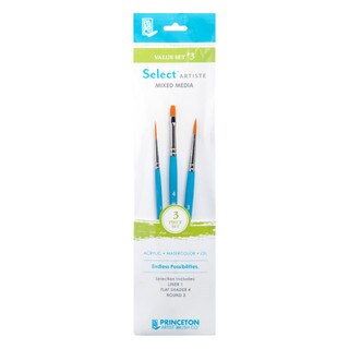 Select Artiste Mixed Media Paint Brush - Value Set #3