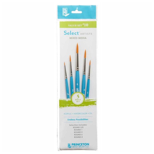 Select Artiste Mixed Media Paint Brush - Value Set #10