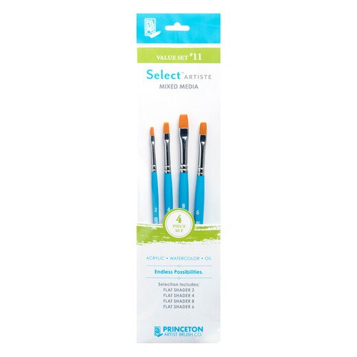 Select Artiste Mixed Media Paint Brush - Value Set #11