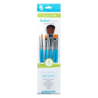 Select Artiste Mixed Media Paint Brush - Value Set #20